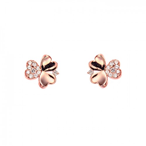 [14K Gold]클로버 드림 귀걸이Clover dream earrings j3706
