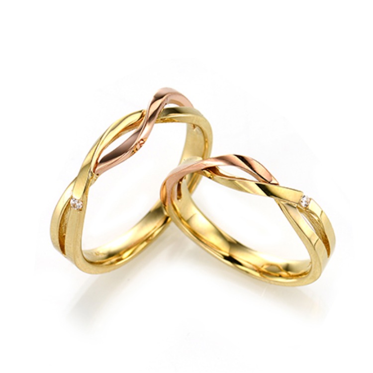 [14K Gold] 소프트 엠마 커플링 Soft Emma Couple Ring no.3339