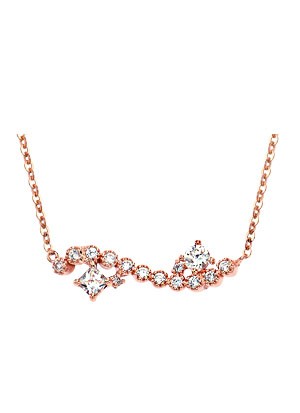 [14K Gold]플로우 스톤 목걸이Flow stone necklace j3289