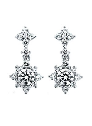 [14K Gold]프로즌 스노우 귀걸이Frozen snow earrings j3260