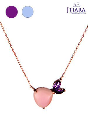 (Silver)레빗 하트 네클레스 Rabbit Heart Necklace