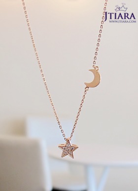 [14K Gold] 미트 더 문 목걸이 Meet the Moon Necklace no.26