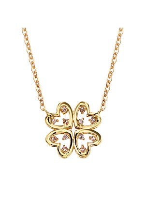 [14K Gold] 럭키 클로버 목걸이 LUCKEY CLOVER Necklace no. j3397