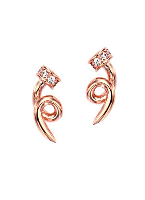 [14K Gold]파포 테일 이어링Papo tail earrings j3330