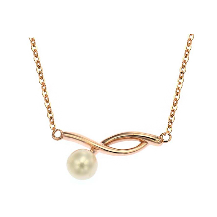 [14K Gold] 더블 웨이브 목걸이 Double Wave Necklace no. j3830