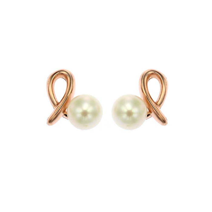 [14K Gold] 더블 웨이브 귀걸이 Double Wave Earring no. j3830