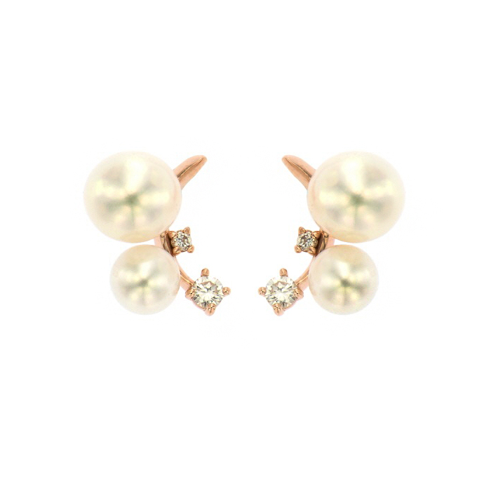 [14K Gold] 펄 샤이니 귀걸이 Pearl Shiny Earring no.j3948