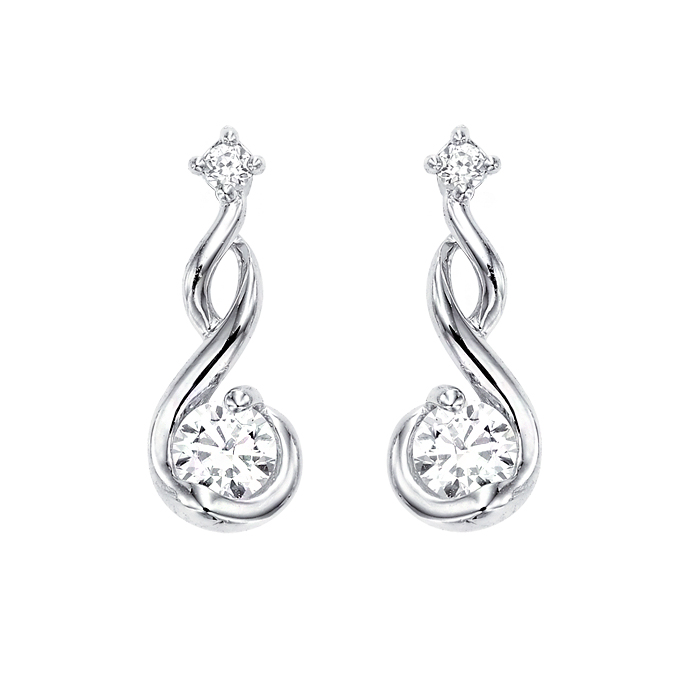 [14K Gold]아쿠아 스톤 귀걸이 Aqua stone earrings j3209